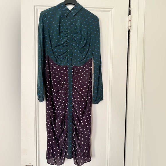 Band of Outsiders Boy shirt dress in silk NWT - Picture 6 of 13